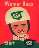 Rennplakat Werner Haas